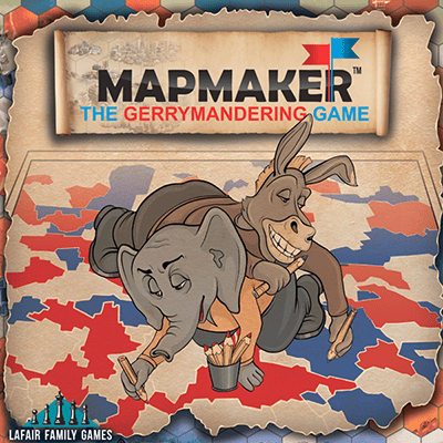 Mapmaker: the gerrymandering game, cover del gioco